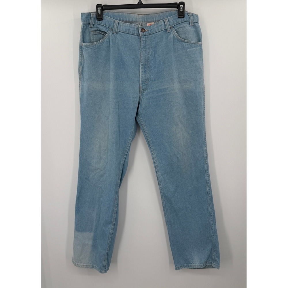 Vintage Levis 554 Light Wash Straight Leg Jeans Mens 40x32 Blue Denim 90s 40554